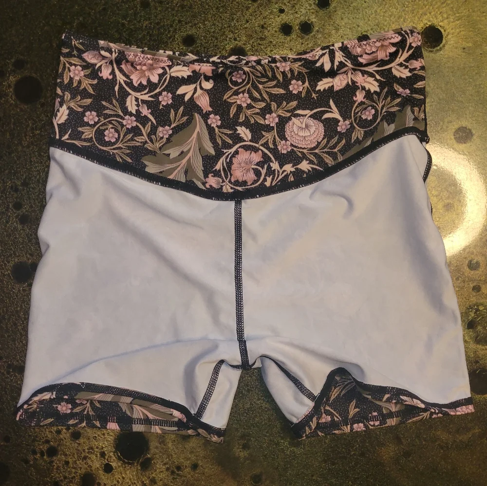 Free People Oasis Bike Shorts High Rise & Crop Top Size XS Yoga Workout Set